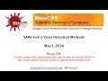 May 1, 2020 MassCPR Science Symposium on SARS-CoV-2 Virus Detection Methods