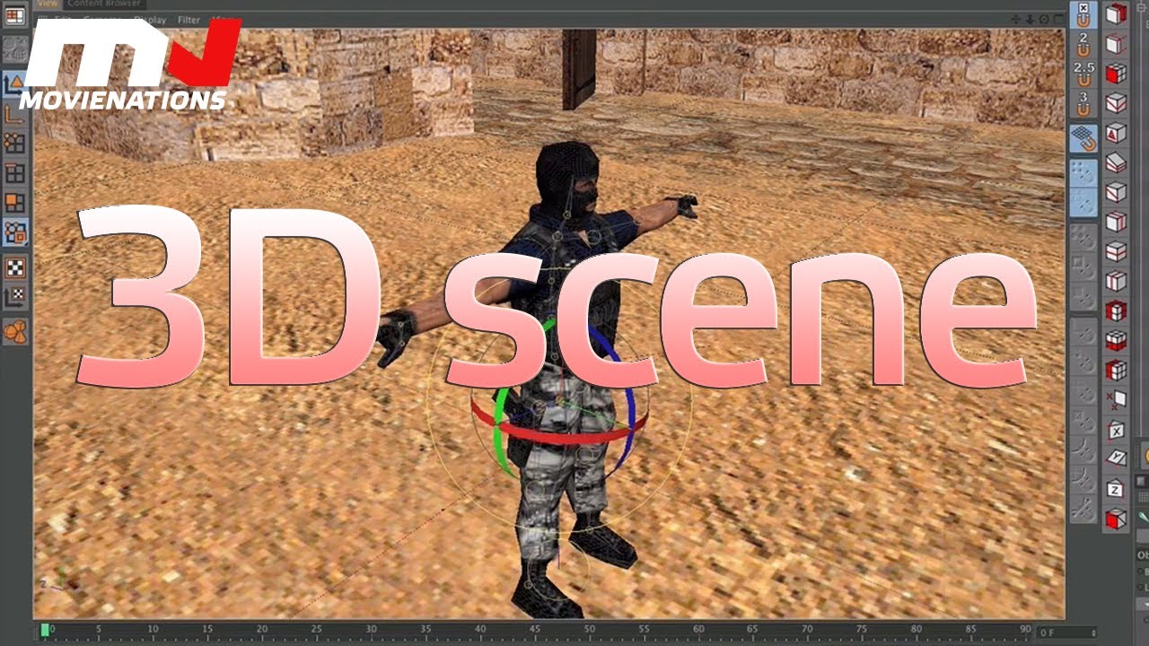 3D scene in CS1.6 tutorial