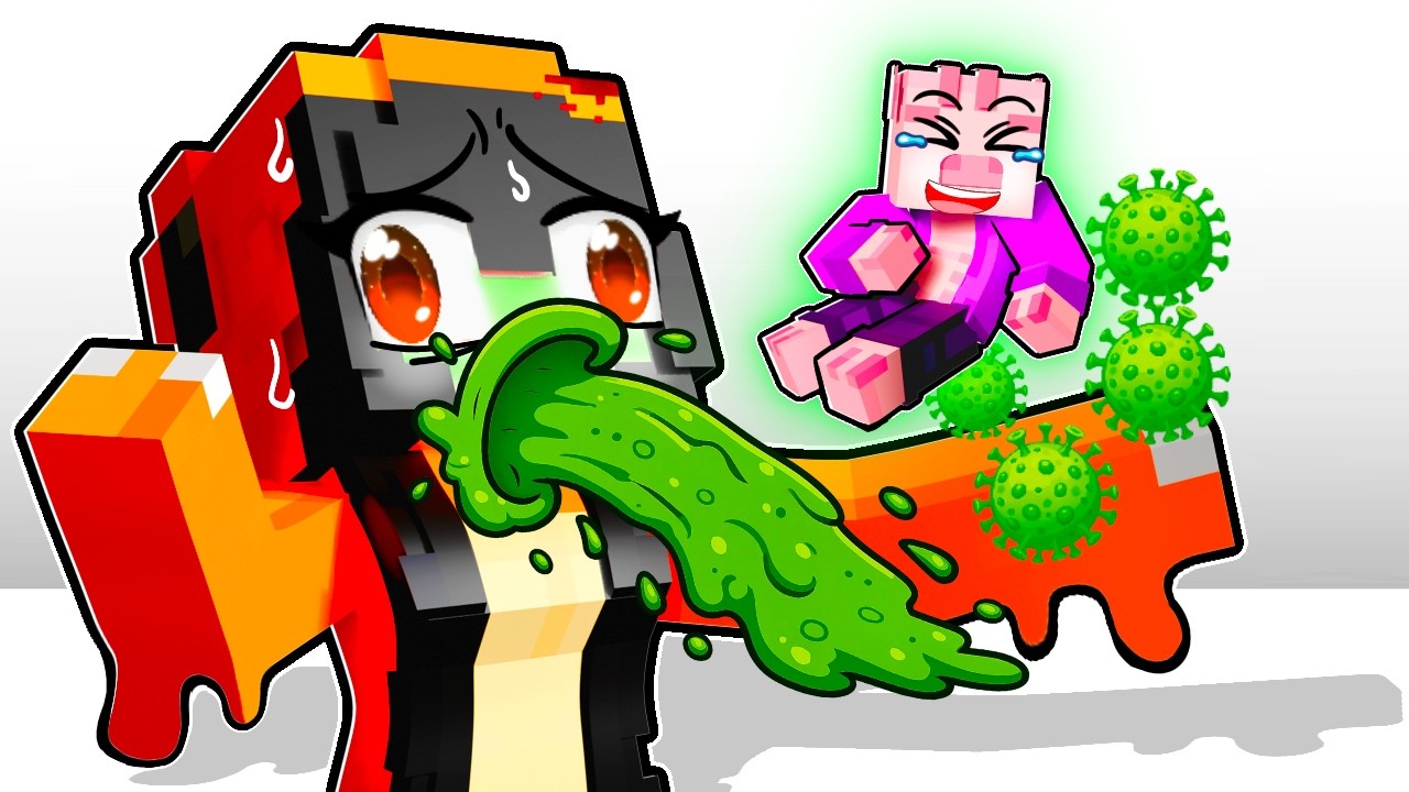 Trollím KAMARÁDY pomocí BAKTERIÍ v Minecraftu!