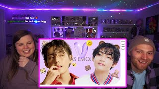 BTS V&#39;s emoji interview ELLE KOREA &amp; PICTORIAL | Reaction