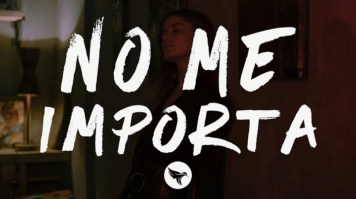 Lali - NO ME IMPORTA (Lyrics)