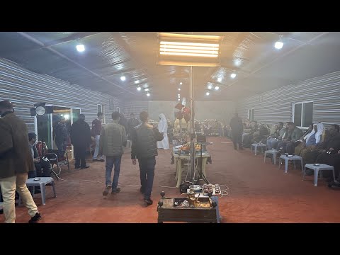 الشيخ رائد عويذر عضوب الزبن يولم لعدد من شيوخ ووجهاء القبائل والعشائر العربية في ديوانه العامر 