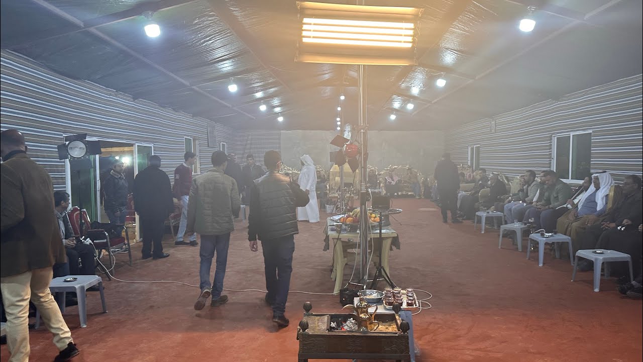 الشيخ رائد عويذر عضوب الزبن  يولم لعدد من شيوخ ووجهاء القبائل والعشائر العربية في ديوانه العامر