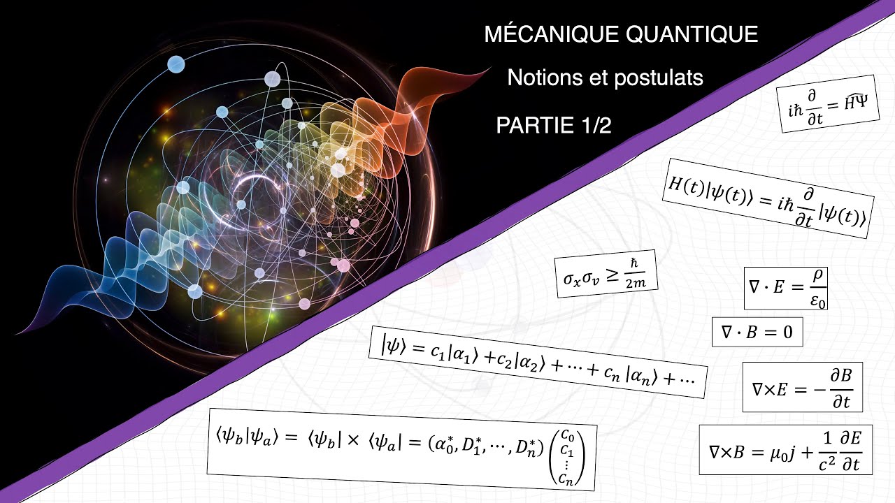 Mécanique quantique PARTIE 1/2 - Notions et postulats - YouTube