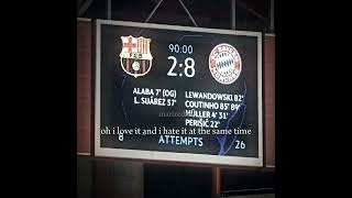 happy? sad? both? i don't know || #football #bayern #barcelona #championsleague #daylight #viral