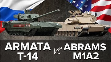 USA vs Russia tank - T14 Armata vs Abrams M1A2 comparison NEW VIDEO