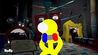 Yellow Stickman Vs Poppy Playtime (Funny Animation)