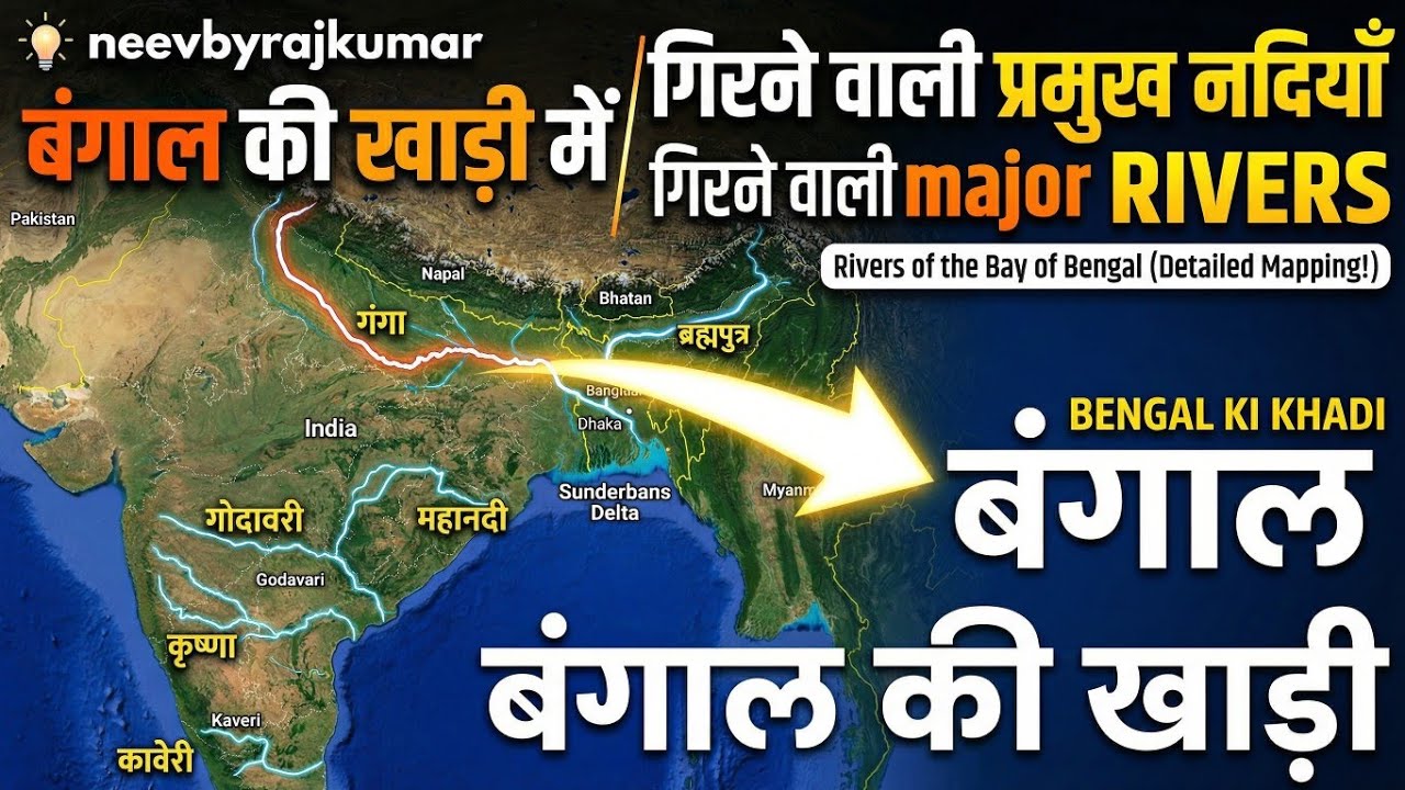 Bay of Bengal mein girte hain ITNI rivers! Shockin#neevbyrajkumar