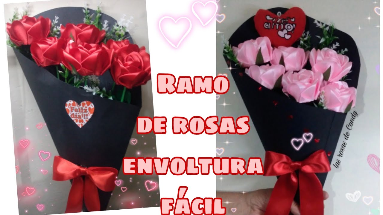Ramo de rosas eternas , fácil de envolver