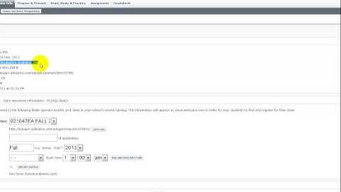 Registering for the course at WileyPlus