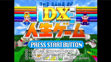 Game of Life, The - DX Jinsei Game - Sony PlayStation - Intro & Title Screen