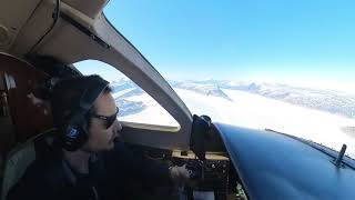 Departure BIRK Reykjavik Arrival BGBW Narsarsuaq  Cessna Citation Jet