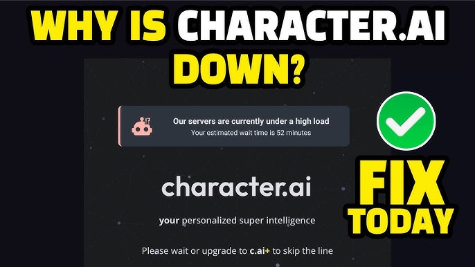 character ai updates (@characteraidown) / X