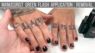 Manucurist Green Flash Full Application, Wear Test \u0026 Removal