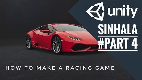 How to make a racing game in unity | Sinhala part 3 | make own environment | using standard Asset