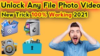 How To See Locked Files In Secure Gallery App || Access Locked Gallery || 100% Working 2021 screenshot 3