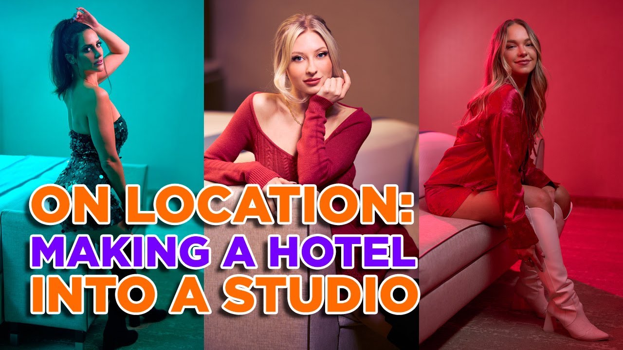 On Location Fashion Photography: Using a Hotel as a Studio Space.