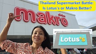 Which Thai Supermarket Has Better Prices? Lotus vs Makro