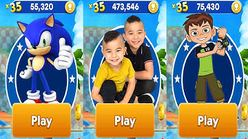 CKN Toys Car Hero Run vs Sonic Dash vs Ben 10 Up To Speed Android Gameplay