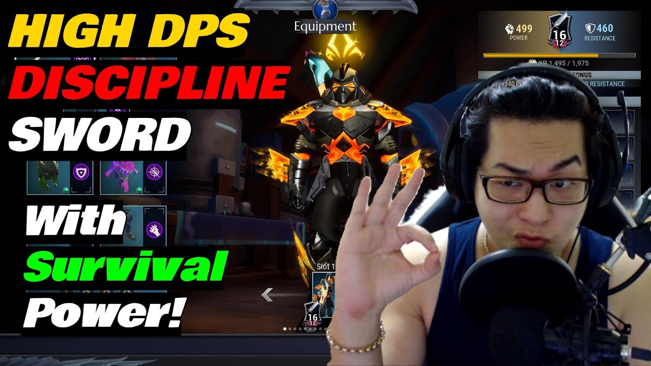 Dauntless - End Game Sword Build with Discipline - As Requested