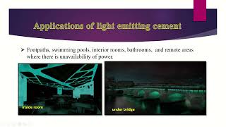 Light emitting cement...