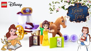 LEGO Disney Princess Belle's Moving 📖📗 Library ?!  | With 🐴 Horse Philippe  | Build & Review