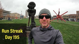 Run Streak Day 195 - New Sculpture at Pappajohn - Ming's Bings - Aldi USA Going 100% Plant-Based by Chris the Plant-Based Runner 45 views 1 year ago 9 minutes, 13 seconds