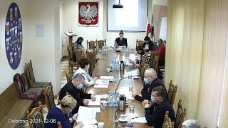 LII sesja Rady Miejskiej w Debrznie 6 12 2021
