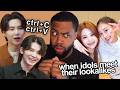Kpop Idols Meeting Their Lookalikes Blew My Mind!