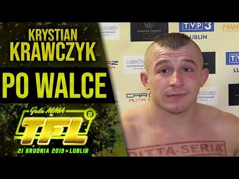 Krystian Krawczyk po TFL 19: Trzeba się słuchać narożnika, no to go udusiłem