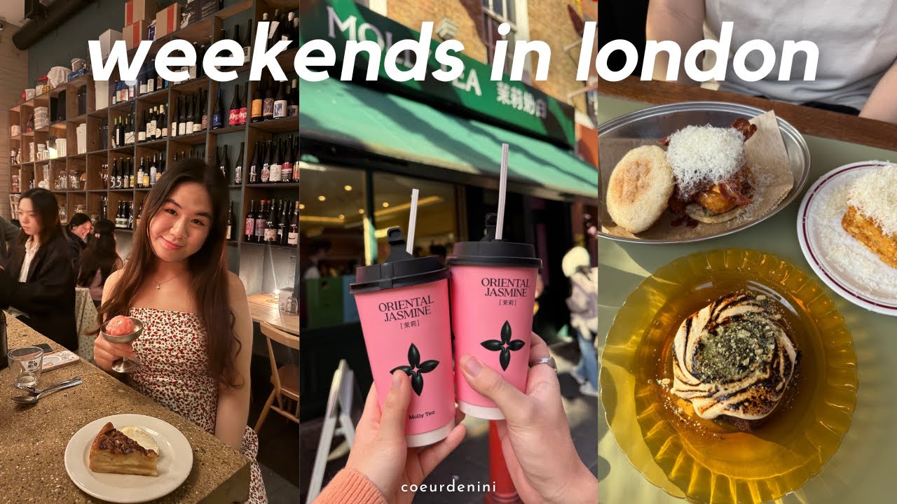 [london vlog] old spitalfields market, chinatown, brunch at milk, cosy dinner dates