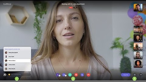 Start a Conference with IceWarp | Video Calls & Face-to-Face Web Conferences | IceWarp India