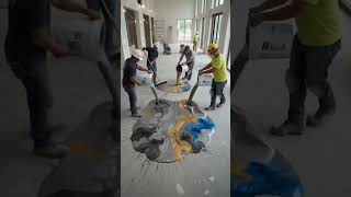 ✨ Luxury Epoxy Floor Transformation 😍 | #treandingshort #viralvideo #ai