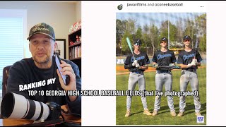 Top 10 Georgia High School Baseball Fields (that I've photographed)