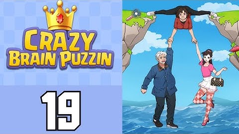 Crazy Brain Puzzle Level 19 Brave The Cliff | Game Walkthrough