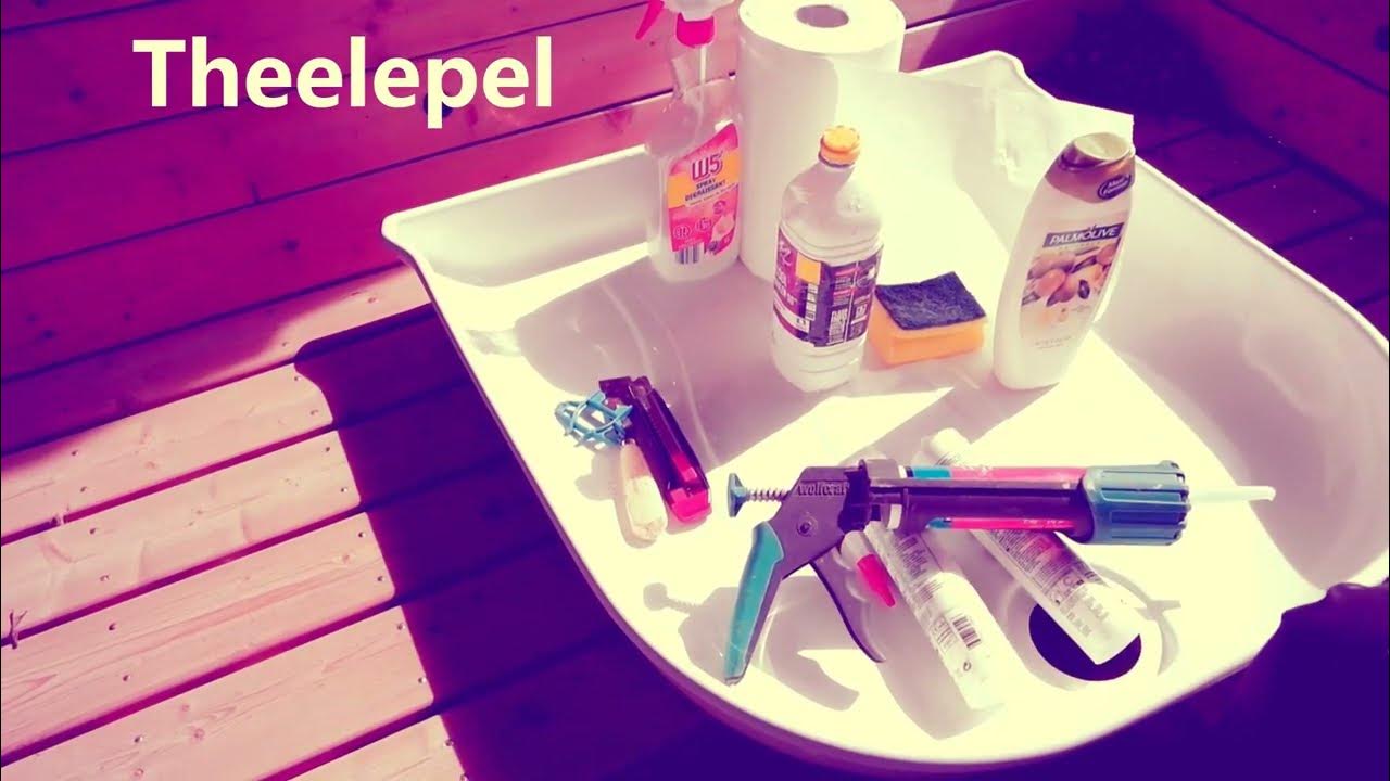 Douchebak plaatsen en kitten YouTube