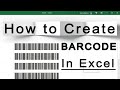 How to Create Barcode in Excel ? | The easy way to create Barcode using excel
