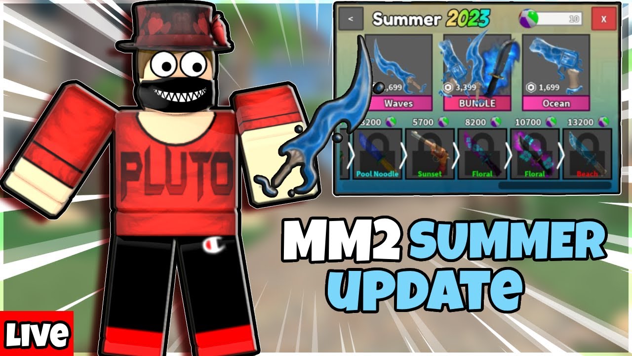 🔴 ROBLOX MM2 SUMMER UPDATE LIVE 🔴 YouTube