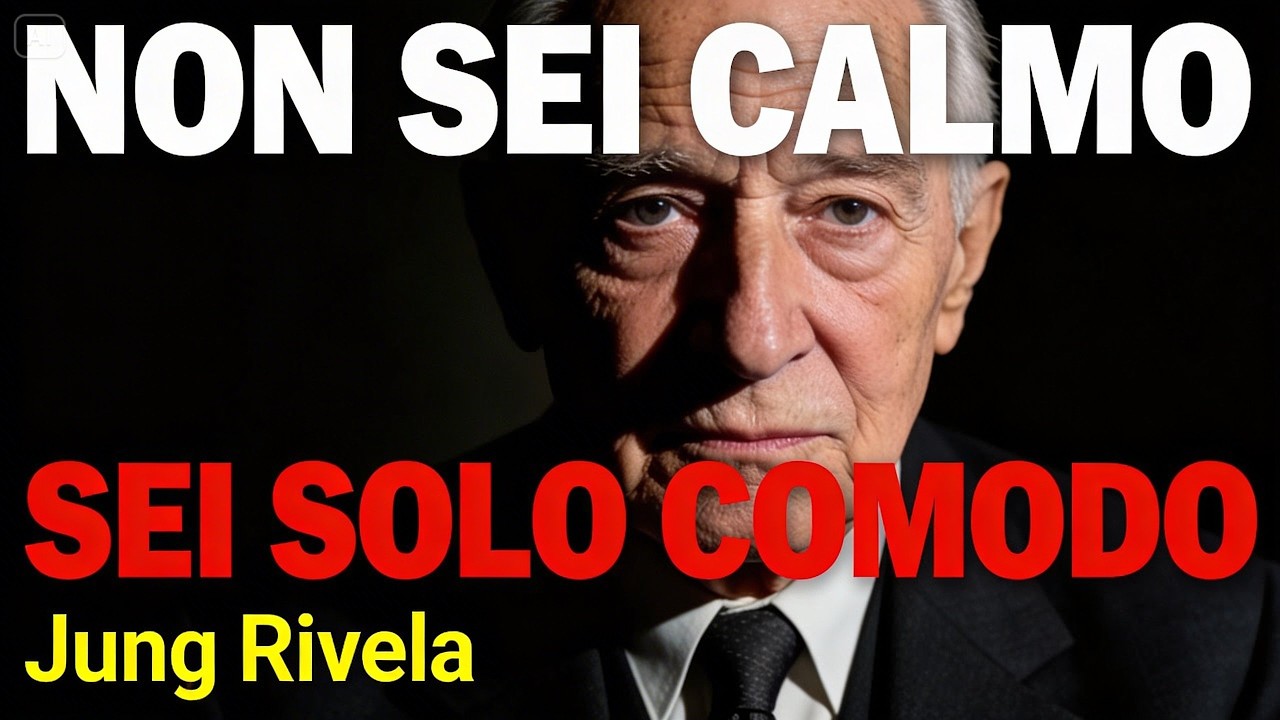 Non Sei Calmo. Sei Solo Comodo | La Verità di Carl Jung