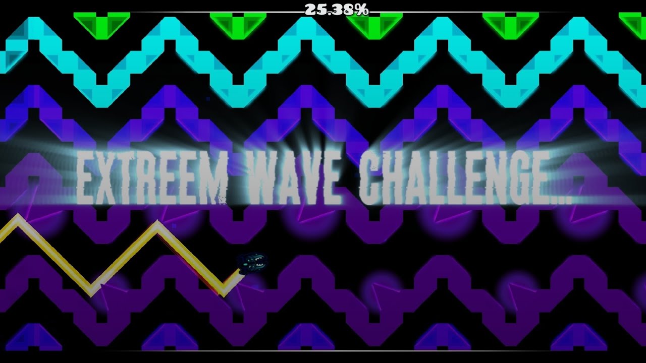 Extreem Wave Challenge | Geometry Dash - YouTube