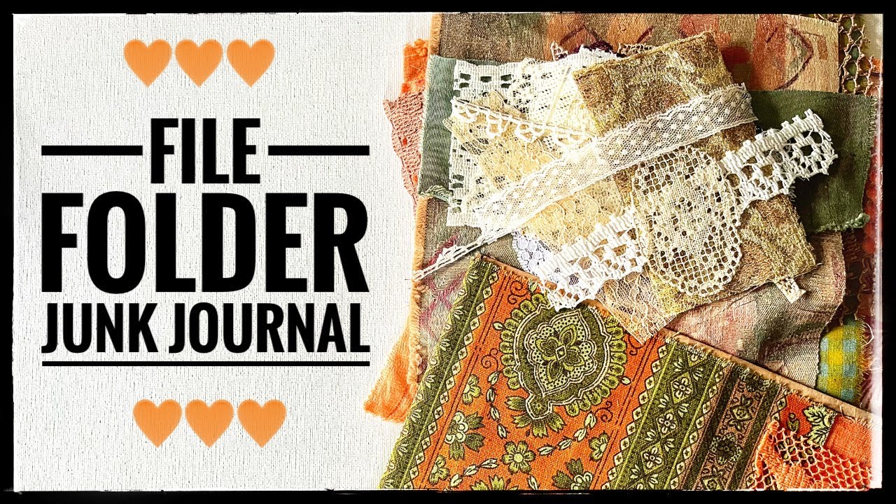 File Folder Journal Journal Making - File Folder Junk Journal #cathysgardenyoutubechannel ...