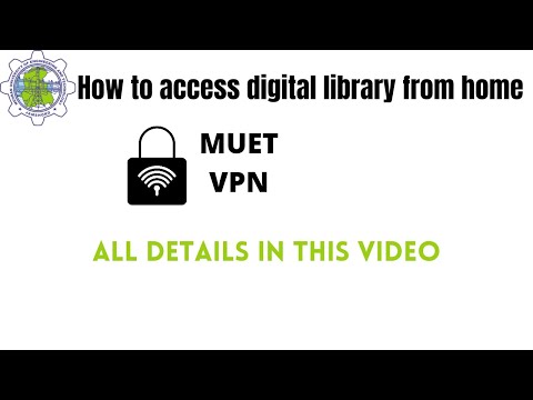 How to Connect to MUET VPN | Access MUET Library from Home | Check your Attendance from MIS MUET