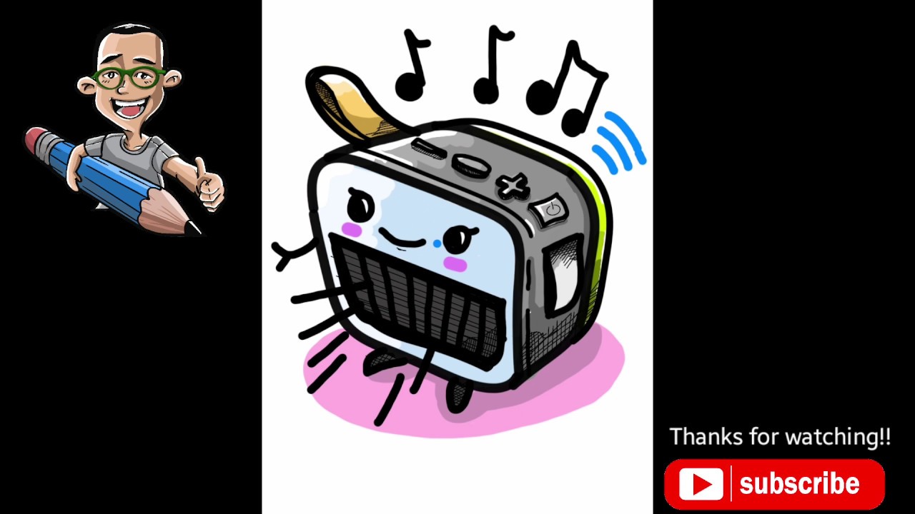 Drawing Cute Bluetooth Speaker YouTube