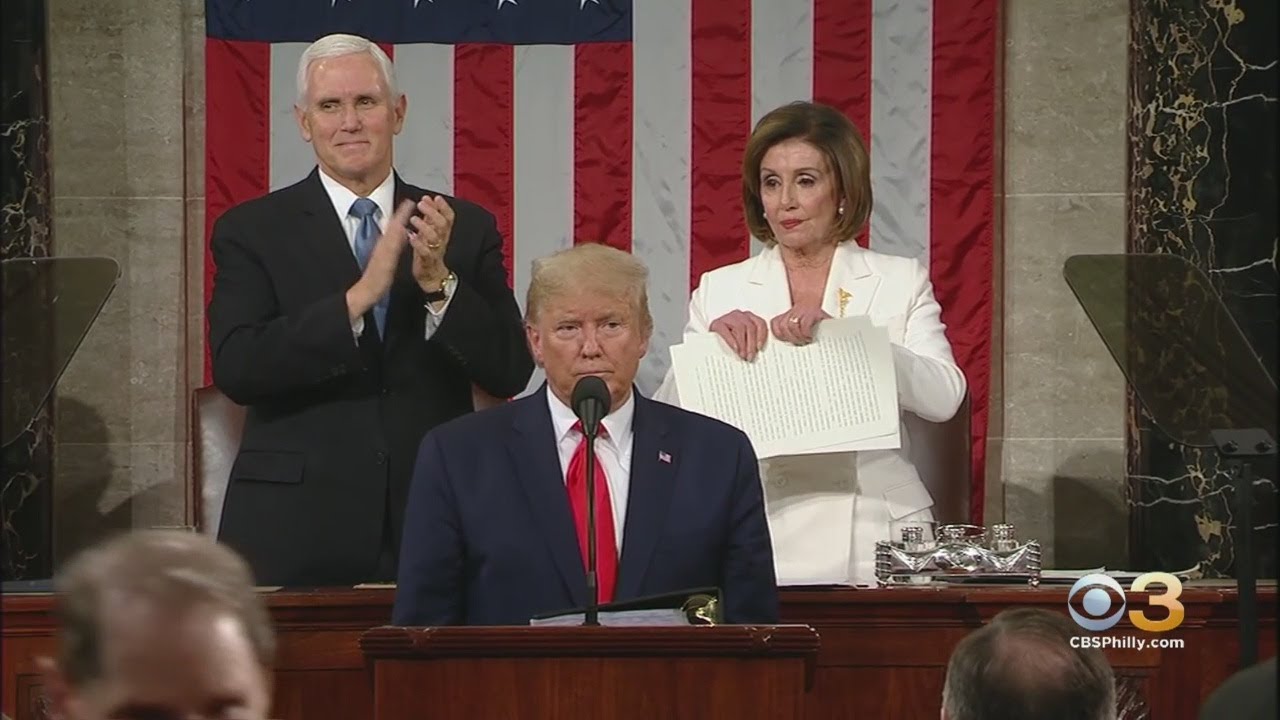Tension Between President Trump, Democrats On Full Display During Tuesday Night's State Of The Union