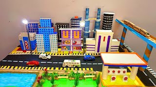 Modern City Model For Science Exhibition Smart City Model Kaise Banaen How To Make Model Of City