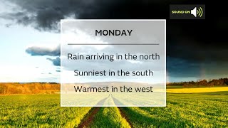 Monday morning forecast 26/04/21