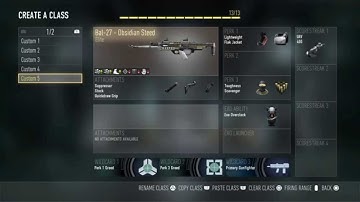 Custom class Cod AW