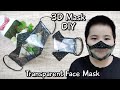 NEW STYLE 3D Mask - Clear Mouth Mask Tutorial - Clear window mask