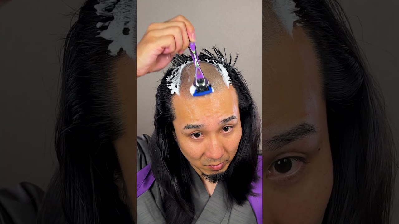 This is sound of 5 blade razor 🪒 #ASMR #SAMURAI #shavingtime #侍 #razor