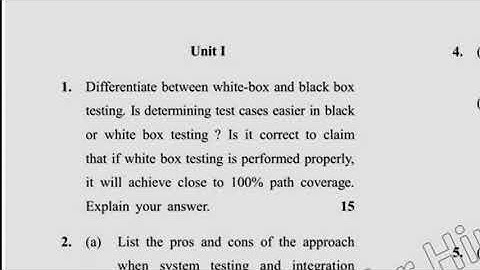 2018  MCA 5th Sem Reappear Software Testing & Quality Question Paper